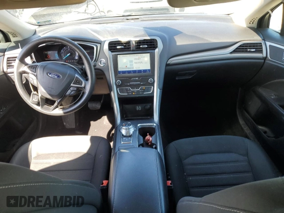 2019 Ford Fusion SE with VIN 3FA6P0HD8KR283978, listed as a Copart auction lot 54625355 with 92,181 mi miles and Salvage Title. Bid and sale history available at DreamBid. Image 8.