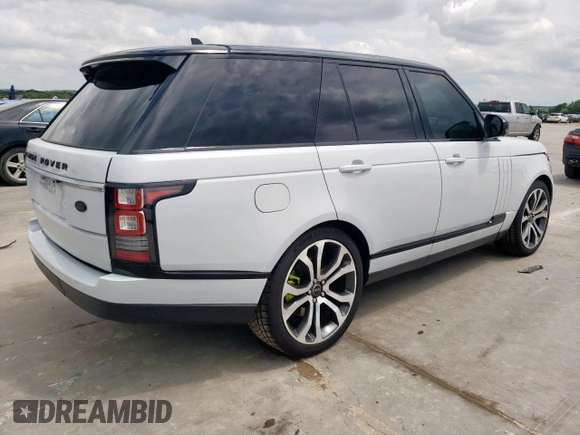 2016 Land Rover Range Rover HSE with VIN SALGS2KF4GA259951, listed as a Copart auction lot 55079395 with 126,560 mi miles and Clean title. Bid and sale history available at DreamBid. Image 3.