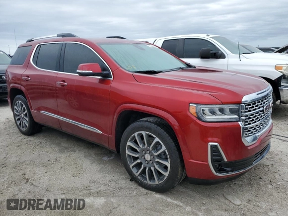 2022 GMC Acadia Denali with VIN 1GKKNPLS8NZ102489, listed as a Copart auction lot 76245924 with 0 mi miles and Salvage Title. Bid and sale history available at carsss.com. Image 4.