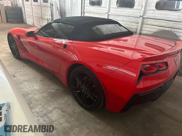 2014 Chevrolet Corvette 3LT with VIN 1G1YF3D75E5117036, listed as a Copart auction lot 73255424 with 73,695 mi miles and Clean Title. Bid and sale history available at carsss.com. Image 3.