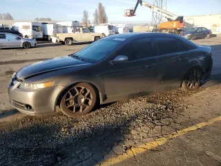 2008 Acura TL Type-S with VIN 19UUA765X8A046677, listed as a Copart auction lot 87129744 with 233,891 mi miles and Salvage Title. Bid and sale history available at carsss.com. Image 1.