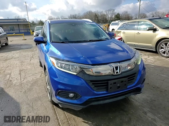 2021 Honda HR-V EX-L with VIN 3CZRU5H79MM705631, listed as a Copart auction lot 86792974 with 44,864 mi miles and Salvage Title. Bid and sale history available at carsss.com. Image 11.