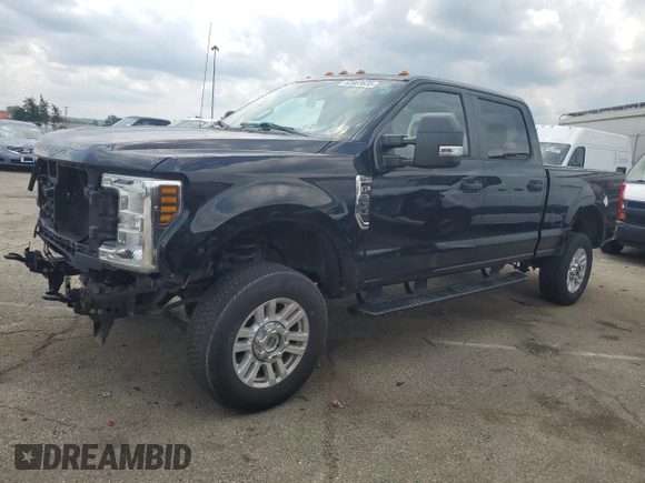 2018 Ford F-250 XL with VIN 1FT7W2B66JEB27124, listed as a Copart auction lot 63803635 with 35,378 mi miles and Salvage title. Bid and sale history available at DreamBid. Image 1.