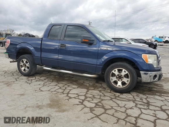 2009 Ford F-150 STX with VIN 1FTRX12889FA41515, listed as a Copart auction lot 49636725 with 311,062 mi miles and Salvage Title. Bid and sale history available at carsss.com. Image 4.