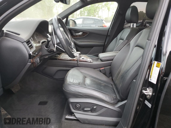 2018 Audi Q7 Premium with VIN WA1AAAF72JD000694, listed as a Copart auction lot 55625414 with 55,602 mi miles and Salvage title. Bid and sale history available at DreamBid. Image 7.