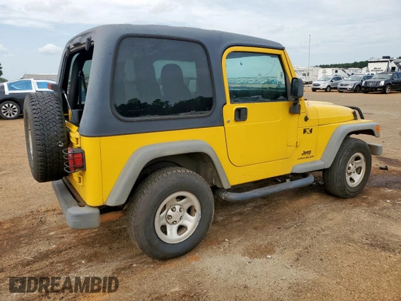 2004 Jeep Wrangler X с VIN 1J4FA39S34P745300, выставлен на аукционе Copart как лот 65454595 с пробегом 57 920 миль миль и Списание • Salvage title. История ставок и продаж доступна на DreamBid. Изображение 3.