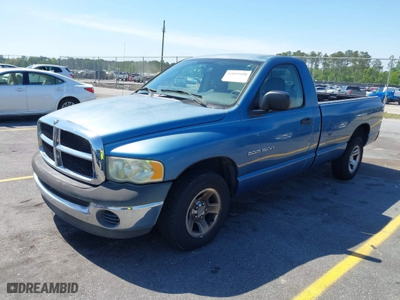 2003 Dodge Ram 1500 ST with VIN 1D7HA16KX3J529023, listed as a IAAI auction lot 42055958 with 101,872 mi miles. Bid and sale history available at carsss.com. Image 2.
