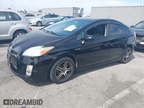 2010 Toyota Prius II with VIN JTDKN3DU9A1220919, listed as a IAAI auction lot 42256137 with 180,863 mi miles and . Bid and sale history available at DreamBid. Image 2.