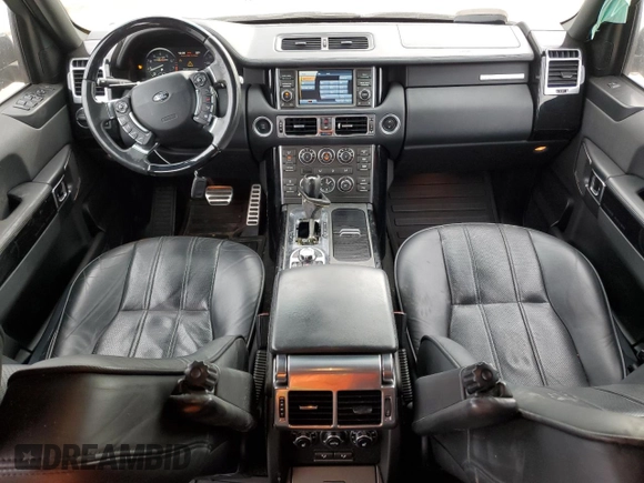 2012 Land Rover Range Rover SC with VIN SALMF1E44CA377469, listed as a Copart auction lot 71765504 with 96,648 mi miles and Salvage title. Bid and sale history available at DreamBid. Image 8.