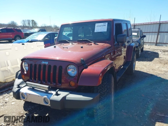 2008 Jeep Wrangler Unlimited Sahara с VIN 1J4GA59118L594851, выставлен на аукционе IAAI как лот 41643490 с пробегом 59 421 миль миль и . История ставок и продаж доступна на DreamBid. Изображение 2.
