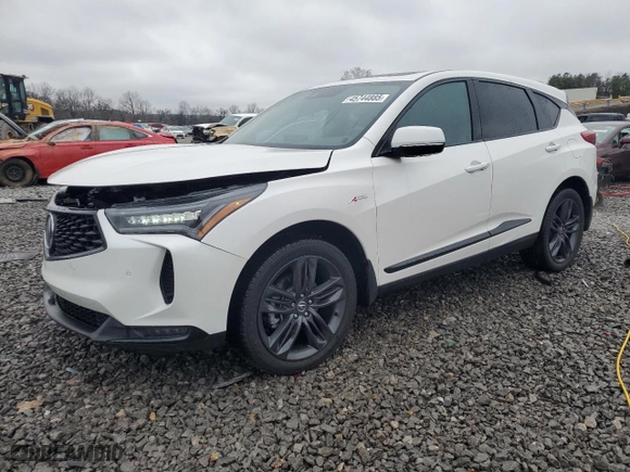 2024 Acura RDX w/A-Spec Package with VIN 5J8TC2H66RL035762, listed as a Copart auction lot 45744885 with 2,639 mi miles and Salvage Title. Bid and sale history available at carsss.com. Image 1.