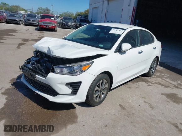 2023 Kia Rio S with VIN 3KPA24AD8PE554914, listed as a IAAI auction lot 41741938 with 24,224 mi miles. Bid and sale history available at carsss.com. Image 18.