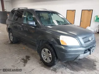 2005 Honda Pilot EX-L with RES with VIN 2HKYF18655H521175, listed as a IAAI auction lot 41490812 with 357,033 mi miles. Bid and sale history available at carsss.com. Image 1.