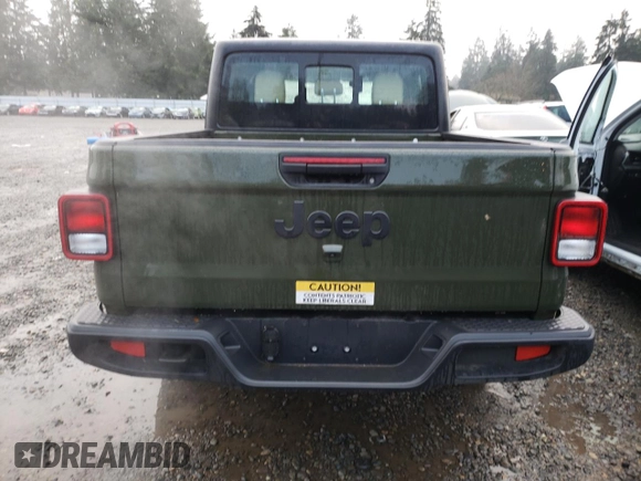 2022 Jeep Gladiator Willys with VIN 1C6HJTAG5NL112545, listed as a Copart auction lot 87320534 with 13,723 mi miles and Salvage title. Bid and sale history available at DreamBid. Image 6.