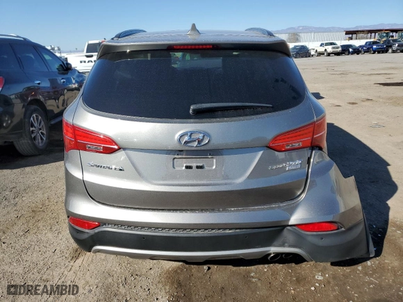 2015 Hyundai Santa Fe Sport with VIN 5XYZW4LA1FG245989, listed as a Copart auction lot 45846315 with 75,078 mi miles and Salvage Title. Bid and sale history available at carsss.com. Image 6.