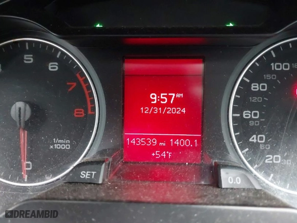 2010 Audi A4 2.0T Premium with VIN WAUAFAFL9AN038497, listed as a IAAI auction lot 41229609 with 143,539 mi miles. Bid and sale history available at carsss.com. Image 7.