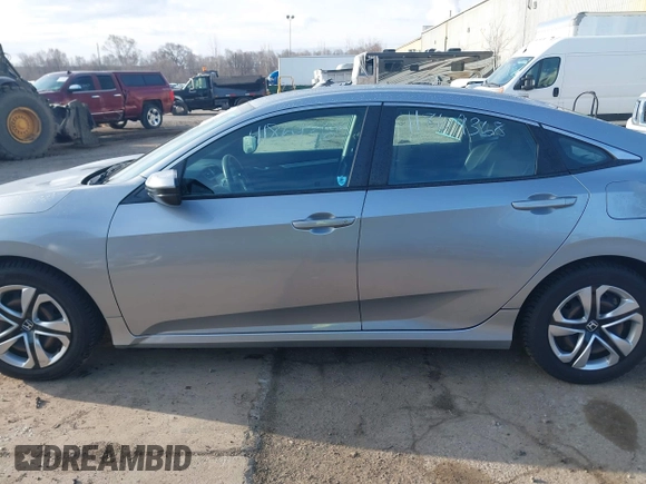 2017 Honda Civic Sedan LX with VIN 19XFC2F50HE037195, listed as a IAAI auction lot 41869368 with 50,538 mi miles. Bid and sale history available at carsss.com. Image 14.