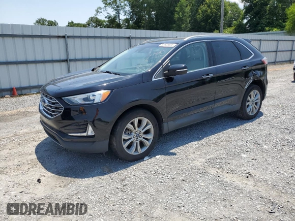2019 Ford Edge Titanium z VIN 2FMPK3K97KBB88857, wystawiony jako Copart lot #60638805 z przebiegiem 124 068 mil mil oraz Czysty tytuł • Clean title. Historia ofert i sprzedaży dostępna na DreamBid. Obrazek 1.