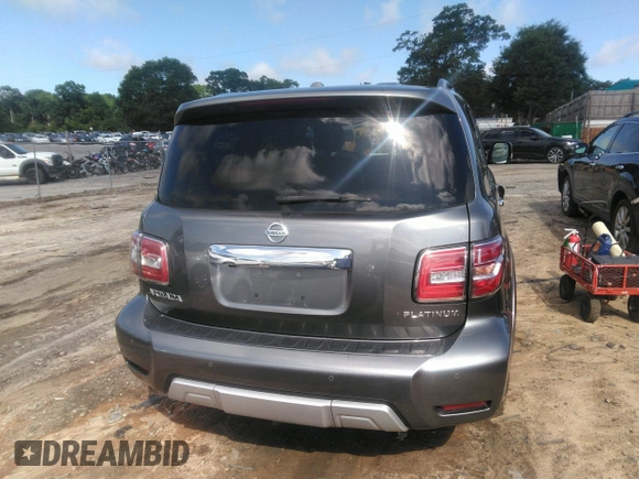 2018 Nissan Armada Platinum z VIN JN8AY2NE1J9730756, wystawiony jako IAAI lot #42274976 z przebiegiem 65 462 mil mil oraz . Historia ofert i sprzedaży dostępna na DreamBid. Obrazek 16.