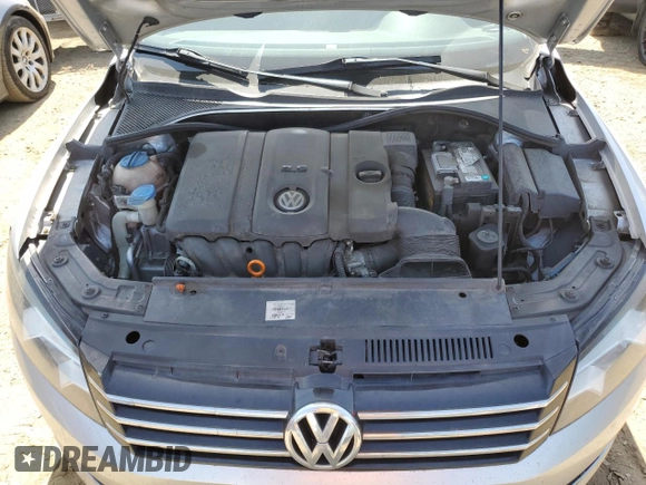 2012 Volkswagen Passat S with VIN 1VWAP7A39CC018594, listed as a Copart auction lot 54530385 with 232,311 mi miles and Salvage title. Bid and sale history available at DreamBid. Image 11.