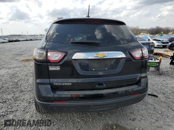 2017 Chevrolet Traverse LT with VIN 1GNKRGKD0HJ100149, listed as a Copart auction lot 45469854 with 184,348 mi miles and Salvage Title. Bid and sale history available at DreamBid. Image 6.