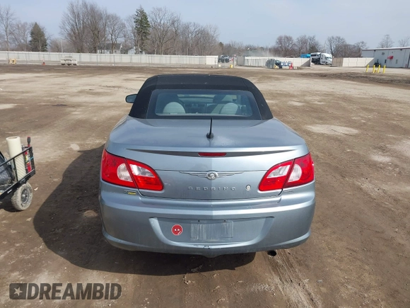 2008 Chrysler Sebring Touring with VIN 1C3LC55R88N247617, listed as a IAAI auction lot 41769272 with 144,380 mi miles and . Bid and sale history available at DreamBid. Image 16.