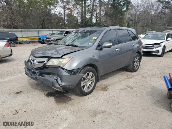 2008 Acura MDX Tech Pkg with VIN 2HNYD28338H520728, listed as a Copart auction lot 46188815 with 0 mi miles and Salvage Title. Bid and sale history available at carsss.com. Image 1.