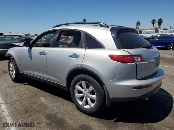2004 Infiniti FX35 with VIN JNRAS08WX4X221643, listed as a Copart auction lot 67894254 with 0 mi miles and Salvage Title. Bid and sale history available at carsss.com. Image 2.