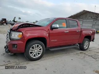 2018 GMC Canyon 2WD SLT with VIN 1GTG5DEN4J1136798, listed as a Copart auction lot 79758654 with 0 mi miles and Salvage Title. Bid and sale history available at carsss.com. Image 1.