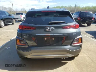 2020 Hyundai Kona Limited z VIN KM8K33A5XLU442577, wystawiony jako Copart lot #52168935 z przebiegiem 17 442 mil mil oraz Szkoda całkowita • Salvage title. Historia ofert i sprzedaży dostępna na DreamBid. Obrazek 6.