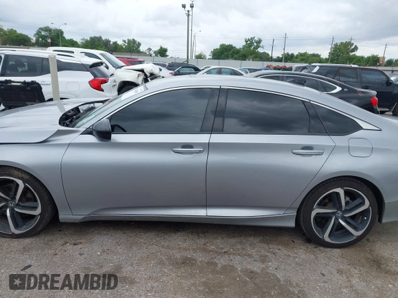 2021 Honda Accord Sport with VIN 1HGCV1F39MA073309, listed as a IAAI auction lot 42140600 with 96,551 mi miles and . Bid and sale history available at DreamBid. Image 14.