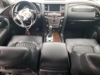 2018 Infiniti QX80 with VIN JN8AZ2NE7J9194411, listed as a Copart auction lot 58327864 with 0 mi miles and Salvage Title. Bid and sale history available at carsss.com. Image 8.