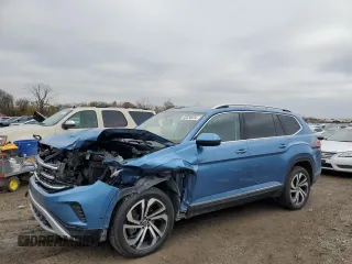 2021 Volkswagen Atlas SEL Premium z VIN 1V2TR2CA8MC535700, wystawiony jako Copart lot #80538034 z przebiegiem 82 093 mil mil oraz Szkoda całkowita • Salvage title. Historia ofert i sprzedaży dostępna na DreamBid. Obrazek 1.
