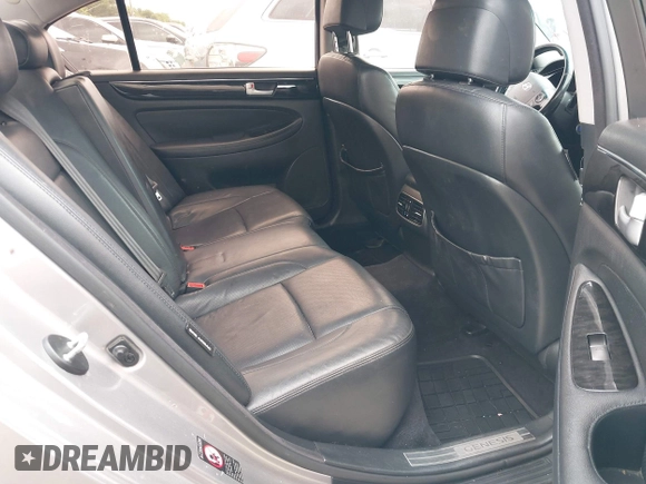 2013 Hyundai Genesis 3.8L with VIN KMHGC4DD1DU245412, listed as a IAAI auction lot 42133286 with 184,151 mi miles and . Bid and sale history available at DreamBid. Image 8.
