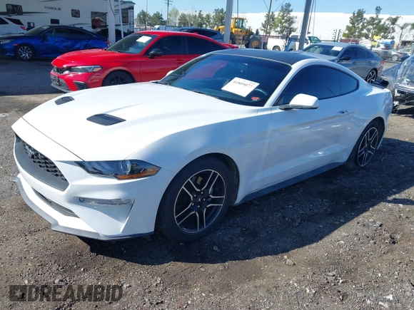 2018 Ford Mustang EcoBoost with VIN 1FA6P8TH3J5129155, listed as a IAAI auction lot 41809077 with 39,680 mi miles and . Bid and sale history available at carsss.com. Image 17.
