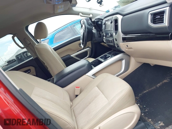 2017 Nissan Titan SV with VIN 1N6AA1E66HN563991, listed as a IAAI auction lot 42639581 with 183,449 mi miles and . Bid and sale history available at DreamBid. Image 5.