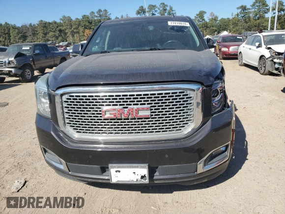 2015 GMC Yukon SLT with VIN 1GKS1BKC0FR239629, listed as a Copart auction lot 77414814 with 171,611 mi miles and Salvage Title. Bid and sale history available at carsss.com. Image 5.