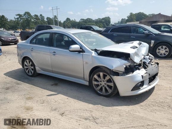 2014 Mitsubishi Lancer Ralliart with VIN JA32V6FV5EU000994, listed as a Copart auction lot 68766704 with 89,276 mi miles and Salvage Title. Bid and sale history available at DreamBid. Image 4.