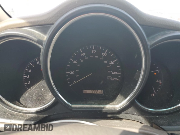 2007 Lexus RX 350 with VIN 2T2GK31U07C017906, listed as a Copart auction lot 49162055 with 122,219 mi miles and Salvage Title. Bid and sale history available at DreamBid. Image 9.