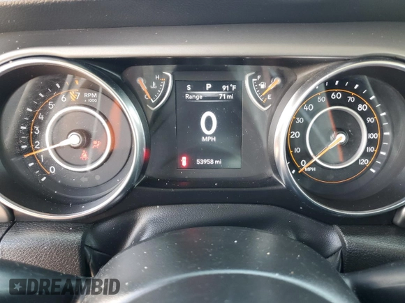 2021 Jeep Wrangler Unlimited Sport S с VIN 1C4HJXDG6MW816651, выставлен на аукционе Copart как лот 51362795 с пробегом 53 958 миль миль и Списание • Salvage title. История ставок и продаж доступна на DreamBid. Изображение 9.