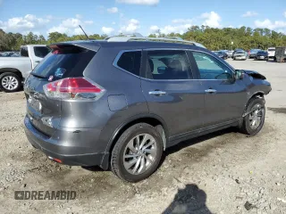 2015 Nissan Rogue SL with VIN 5N1AT2MTXFC792558, listed as a Copart auction lot 78838574 with 135,137 mi miles and Salvage Title. Bid and sale history available at carsss.com. Image 3.