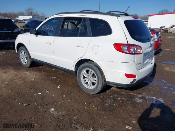 2010 Hyundai Santa Fe GLS with VIN 5NMSG3AB2AH393670, listed as a IAAI auction lot 41822377 with 166,522 mi miles. Bid and sale history available at carsss.com. Image 3.