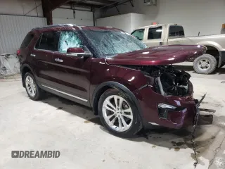 2019 Ford Explorer Limited with VIN 1FM5K8F8XKGA49935, listed as a Copart auction lot 52007355 with 44,999 mi miles and Salvage Title. Bid and sale history available at DreamBid. Image 4.
