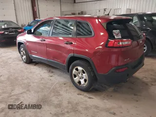 2015 Jeep Cherokee Sport with VIN 1C4PJMAB1FW708816, listed as a IAAI auction lot 41699755 with 182,507 mi miles. Bid and sale history available at carsss.com. Image 3.