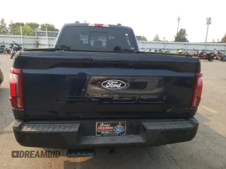 2024 Ford F-150 with VIN 1FTFW7LDXRFA74262, listed as a Copart auction lot 69665714 with 4,714 mi miles and Salvage title. Bid and sale history available at DreamBid. Image 6.