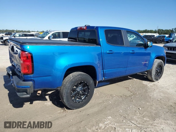 2022 Chevrolet Colorado 2WD LT with VIN 1GCGSCEA1N1297471, listed as a Copart auction lot 87853335 with 59,553 mi miles and Salvage title. Bid and sale history available at DreamBid. Image 3.