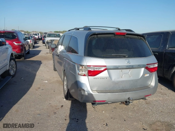 2012 Honda Odyssey LX with VIN 5FNRL5H28CB019838, listed as a IAAI auction lot 41844803 with 179,454 mi miles. Bid and sale history available at carsss.com. Image 3.