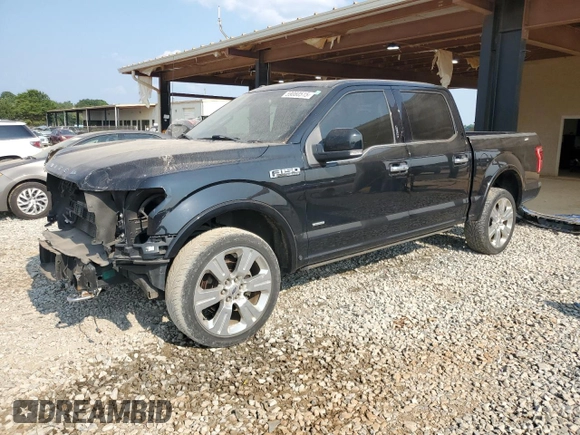 2017 Ford F-150 XL with VIN 1FTEW1EG5HFA43001, listed as a Copart auction lot 59080515 with 145,887 mi miles and Salvage title. Bid and sale history available at DreamBid. Image 1.