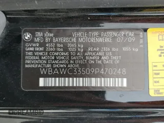 2009 BMW 3 Series 328i xDrive z VIN WBAWC33509P470248, wystawiony jako Copart lot #56747465 z przebiegiem 130 161 mil mil oraz Szkoda całkowita • Salvage title. Historia ofert i sprzedaży dostępna na DreamBid. Obrazek 13.