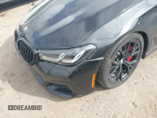 2021 BMW 5 Series 540i with VIN WBA53BJ01MWW91692, listed as a IAAI auction lot 41509786 with 33,345 mi miles and . Bid and sale history available at DreamBid. Image 6.